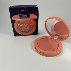 Tarte Amazonian Clay Blush Captivating Peach 12-Hour‎ Longwear NEW 0.12oz